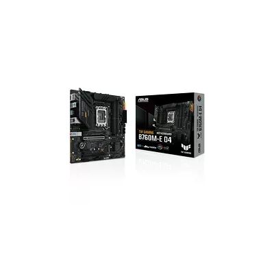 image ASUS TUF GAMING B760M-E D4 – Carte mère gaming Intel B760 LGA 1700 mATX (DDR4, PCIe 4.0, 2 x M.2, 10+1 DrMOS, 2.5Gb Ethernet, M.2 pour Wi-Fi ready, DisplayPort, HDMI, USB 3.2 Gen 2, Arua Sync RGB)