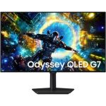 image produit Samsung Écran Gaming Odyssey OLED G73SH 32", Écran Plat, VESA DisplayHDR True Black 400, Dual Mode, 4K UHD 165 Hz ou Full HD 330 Hz, 0,03ms, Ajustable en Hauteur, Inclinable, Pivotable, LS32HG732SUXEN