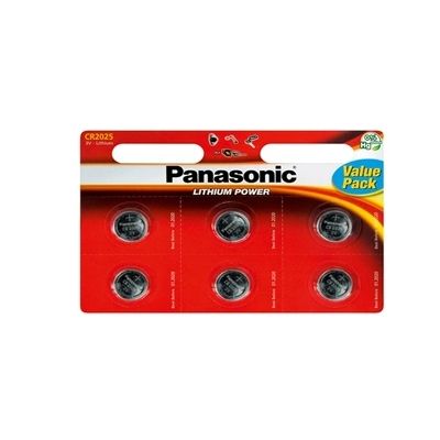image Panasonic CR2025L Pile Lithium non rechargeable 3 V,6 Pièces