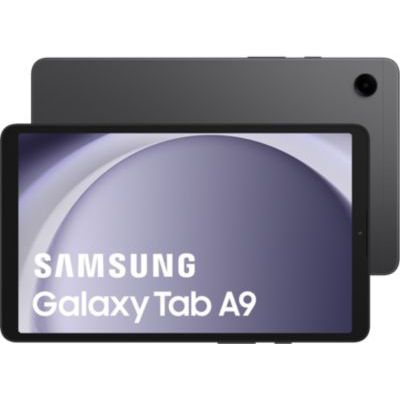 image Samsung Galaxy Tab A9 Tablette Android, 64 Go de Stockage, Grand écran 8.7", 4G, Son riche, Débloqué, Anthracite, avec Chargeur secteur rapide 25W inclus (version FR)