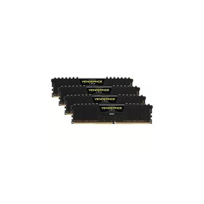image DDR4 Corsair Vengeance LPX, Noir, 4 x 4 Go, 2666 MHz, CAS 16