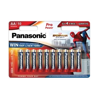 Panasonic Lot de 6 Piles avec 4 Gratuites