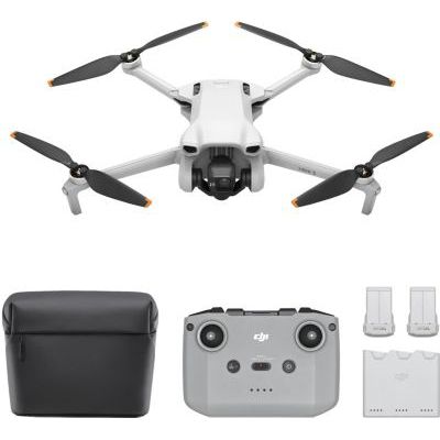 image Bundle DJI Mini 3 Fly More – Mini drone caméra léger et pliable avec vidéo 4K HDR, temps de vol de 38 minutes, Prise verticale réelle et fonctions intelligentes, C0