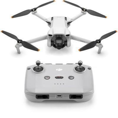 image DJI Mini 3 – Mini drone caméra léger et pliable avec vidéo 4K HDR, temps de vol de 38 minutes, Prise verticale réelle et fonctions intelligentes, C0