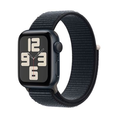 image Apple Watch SE (2ᵉ génération, 2023) (40 mm GPS) Smartwatch avec boîtier Aluminium et Boucle Sport Minuit. Suivi de l’activité Physique et du Sommeil, détection des Accidents, Neutre en Carbone