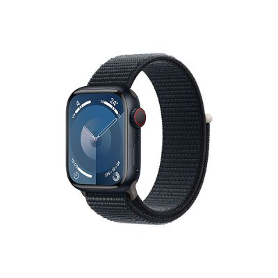 image Apple Watch Series 9 (41 mm GPS + Cellular) Smartwatch avec boîtier en Aluminium et Boucle Sport Minuit. Suivi de l’activité Physique, apps Oxygène sanguin et ECG, Neutre en Carbone