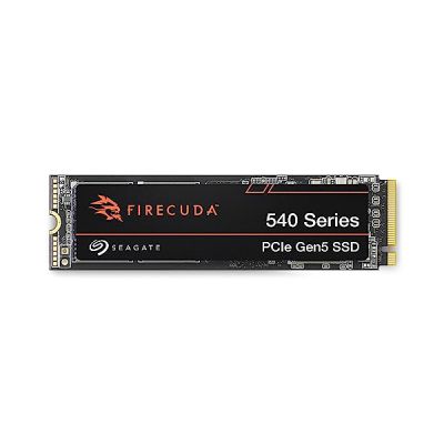 image Seagate FireCuda 540 SSD, 1 To, SSD interne, M,2 2280 PCIe 5e génération avec des vitesses de transfert jusqu'à 10 000 Mo/s et 2000 To TBW, 3 ans services Rescue (ZP1000GM3A004)