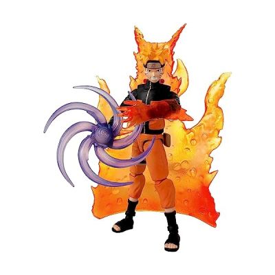 image Bandai - Anime Heroes Beyond - Naruto Shippuden - Figurine Anime Heroes Beyond 17 cm - Figurine articulée Naruto - Naruto Uzumaki Transformation Kyubi - Jouet Enfant 4 Ans et + - 37711