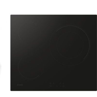 image Plaque de cuisson induction CANDY 3 foyers - L 60 cm - CI633CBB/1 - Noir