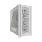 image produit CORSAIR 5000D Core Airflow Boîtier PC ATX Mid Tower - Aucun Ventilateur Inclus - Panneau Latéral en Verre - Design à Haut Débit d'air - Intérieur Spacieux pour Plusieurs Radiateurs 360mm - Blanc