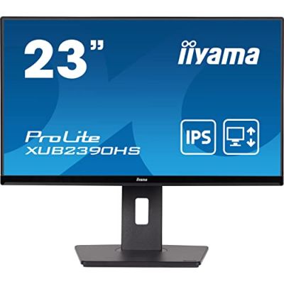 Ecran PC - IIYAMA - ProLite XUB2390HS-B5 - 23" FHD - 4ms - 60Hz - HDMI / DisplayPort - Pied réglable - Pivot - Haut-parleurs