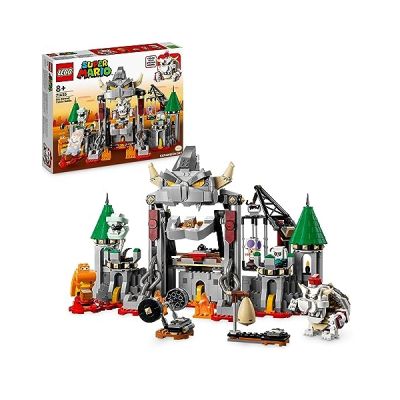 LEGO Super Mario Uitbreidingsset: Gevecht OP Dry Bowsers kasteel Speelgoed met 5 Personages, INCL. Paarse Toad, Bone Piranha Plant en Goomba, Cadeau voor Jongens, Meisjes en Gamers vanaf 8 Jaar 71423