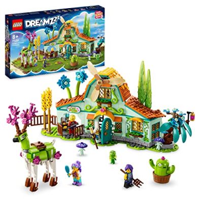LEGO DREAMZzz 2-en-1 L’Écurie des Créatures des Rêves, Jouet de Ferme Fantastique avec Figurine de Cerf, Inclut 4 Minifigurines de la Série TV, Jeu d'animaux pour Enfants, Filles, Garçons 71459
