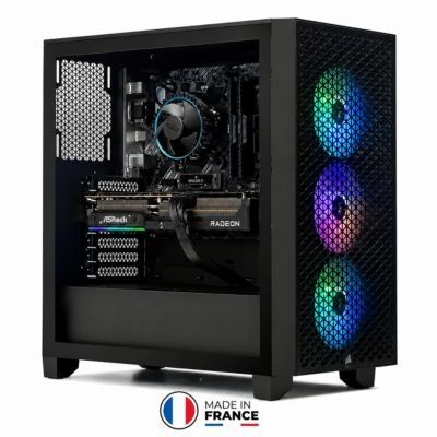 image PC Gamer CORSAIR 3000D R79070XTXFR - AMD Ryzen 7 5700X - AMD Radeon RX 9070 XT - 16 Go RAM DDR4 - SSD 1 To - SANS OS