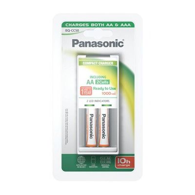 image Panasonic Piles Rechargeables bqcc50 avec Chargeur