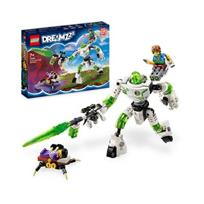 image LEGO 71454 DREAMZzz Mateo et Z-Blob Le Robot, Jouet avec Grande Figurine Robot et Minifigurines Jayden et Mateo, Jeu d'Aventure Imaginatif Basé sur la Série TV, pour Enfants 7 Ans