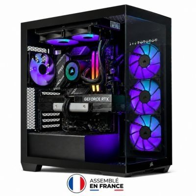 image PC Gamer CORSAIR 3500X - AMD Ryzen 5 5500 - RTX 5060 - 16 Go RAM DDR4 - SSD 1 To - SANS OS