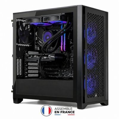 image PC Gamer CORSAIR 4000D - AMD Ryzen 7 5700X - Nvidia GeForce RTX 5070   32 Go RAM DDR4   SSD 480 Go - W11Pro