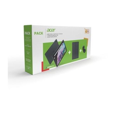 Tablette tactile Acer Pack Iconia Noir 128 Go + Ecouteurs sans fil + Coque de protection