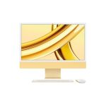 image produit iMac Apple iMac 24'' 512 Go SSD 8 Go RAM Puce M3 CPU 8 coeurs GPU 10 coeurs Jaune Nouveau