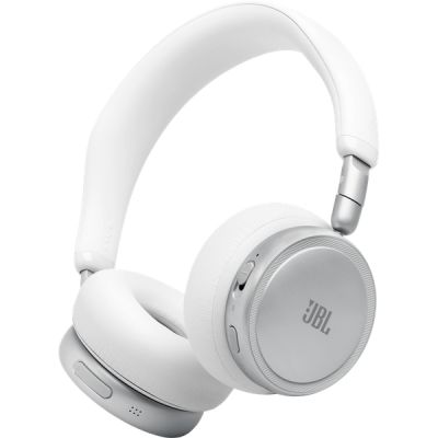 image JBL Live 680NC Casque Supra-Auriculaire sans Fil à Réduction de Bruit Adaptative, Son Spatial, Commande Vocale et JBL Pure Bass, Blanc