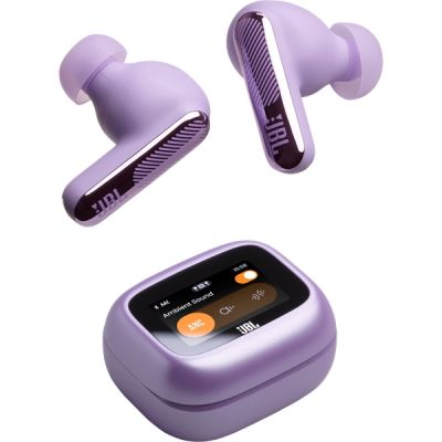 JBL Live Beam 4, Écouteurs sans Fil avec Réduction de Bruit, Violet