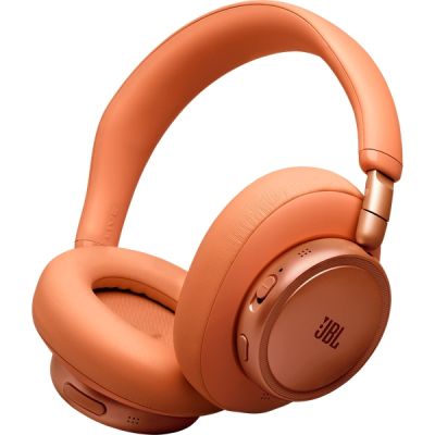 image JBL Live 780NC Casque Circum-Auriculaire sans Fil à Réduction de Bruit Adaptative, Son Spatial, Commande Vocale et JBL Pure Bass, Orange