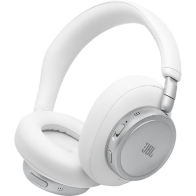 image JBL Live 780NC Casque Circum-Auriculaire sans Fil à Réduction de Bruit Adaptative, Son Spatial, Commande Vocale et JBL Pure Bass, Blanc