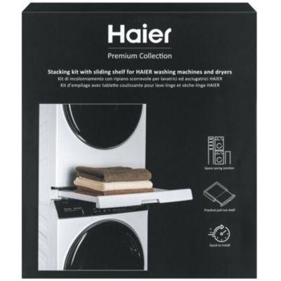 image Kit de superposition HAIER de superposition blanc tablette coulissa