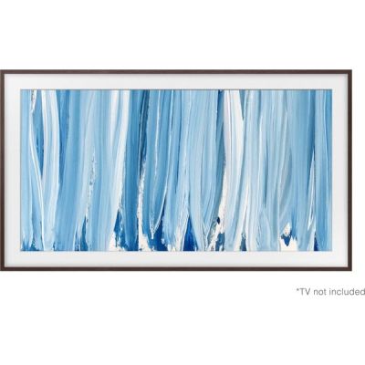 Samsung The Frame VG-SCFH65BWBXC Cadre TV magnétique Marron 65" | Cadre photo TV personnalisé pour Samsung the Frame, cadre pour téléviseur, en plastique, compatible avec le cadre à partir de