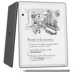 image produit Amazon Kindle Scribe 64 Go (Graphite) + Stylet Premium + Étui à rabat en cuir premium (Caramel) + USB-C Chargeur