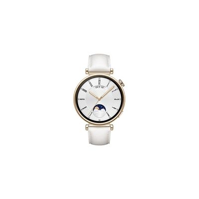 image Montre connectée Huawei WATCH GT4 41mm CLASSIC Bracelet cuir blanc