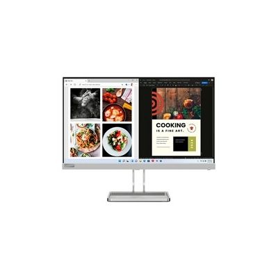image Lenovo L24i-40 | Moniteur Full HD 23,8" | 1920 x 1080 | 100 Hz | 250 nits | Temps de réponse 4 ms | HDMI | VGA | AMD FreeSync | Gris