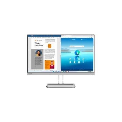 image Lenovo L27i-40 | Moniteur Full HD 27" | 1920 x 1080 | 100 Hz | 300 nits | Temps de réponse 4 ms | HDMI | VGA | AMD FreeSync | Gris