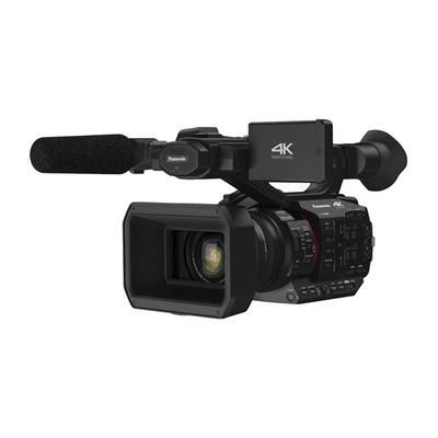 image Panasonic X2 I Caméscope Semi-Pro 4K (4K 60p, Zoom Optique 20x, 24.5mm, Stabilisé, V-log, Timecode, Viseur inclinable, Enr. Interne 4:2:2 10bit 4K, Live Streaming FHD) Noir – Version Française