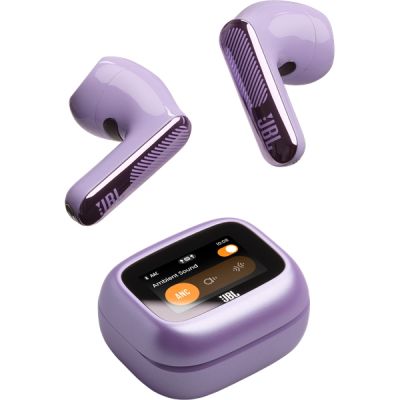 JBL Live Flex 4, Écouteurs sans Fil avec Réduction de Bruit, Violet