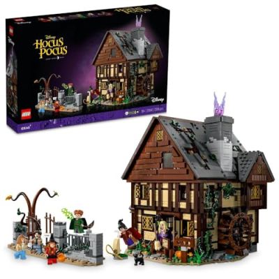 LEGO Ideas Hocus Pocus Disney : le manoir des soeurs Sanderson 21341 -Set de construction - Un cadeau d'Halloween pour les adultes