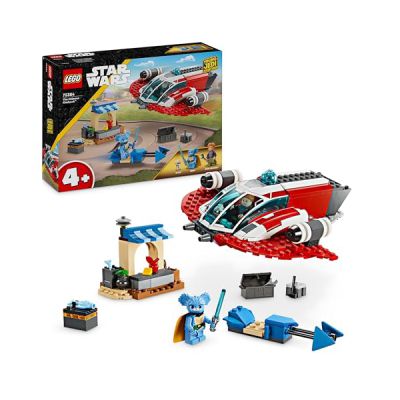 image Lego 75384 Star Wars Le Crimson Firehawk, Jouet de Construction avec Speeder Bike et Minifigurines, Cadeau pour Garçons et Filles Dès 4 Ans