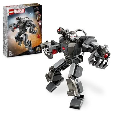 LEGO | Marvel L’Armure Robot de War Machine, Jouet de Robot avec : 3 Canons de Tir, Personnage MCU, Cadeau pour Cinéphiles, Garçons et Filles Dès 6 Ans 76277