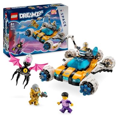 LEGO 71475 DREAMZzz La Voiture de l’Espace de M. Oz, Jouet de Construction de Véhicules Transformable, avec Minifigurines M. Oz, Albert et Jayden, Idée de Cadeau pour Garçons et Filles Dès 8 Ans