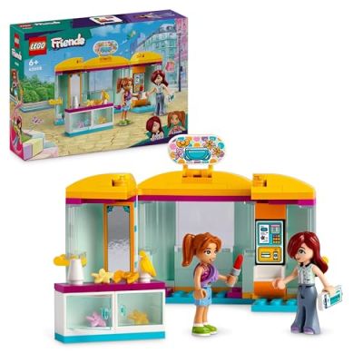 LEGO Friends La Petite Boutique d’Accessoires, Jouet de Magasin, Set de Maquillage avec Les Figurines Paisley et Candi, Cadeau Créatif pour Filles et Garçons de 6 Ans 42608