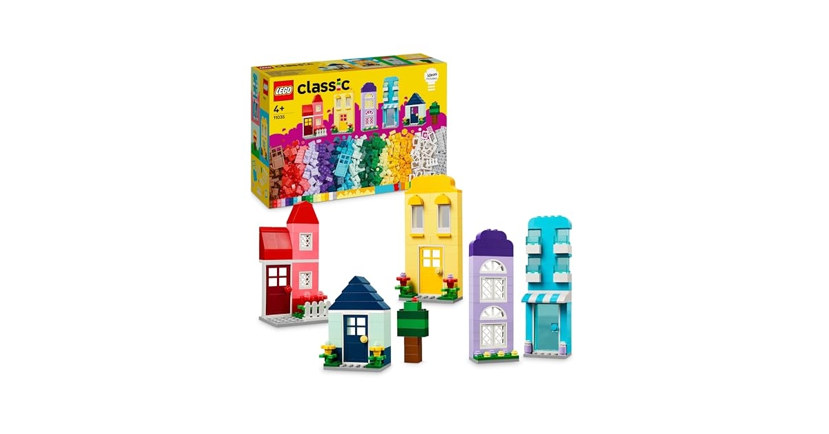 Comparer les prix LEGO 11035 Classic Les Maisons Créatives, Ensemble de Briques de