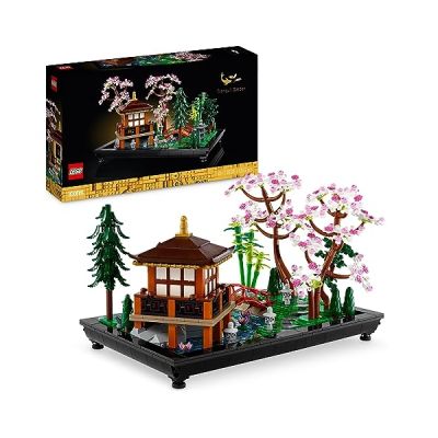 image LEGO 10315 Icons Le Jardin Paisible, Kit de Jardinage Botanique Zen pour Adultes avec Fleurs de Lotus, Décoration Personnalisable, Inspiré par Les Traditions Japonaises, Cadeau pour Femmes, Hommes