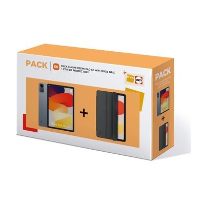 image Tablette tactile Xiaomi Pack Redmi Pad SE 128Go + Etui de protection