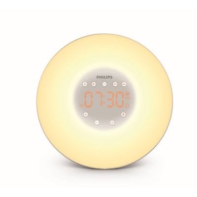 image Philips HF3506/06 Éveil Lumière LED pour luminothérapie 200 lx Jaune