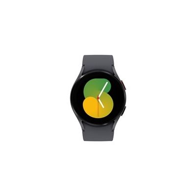 image Montre connectée Samsung Montre connectee Samsung Galaxy Watch5 Boîtier Aluminium 40 mm Noir et Gris avec Bracelet Silicone Noir - VERSION IMPORT