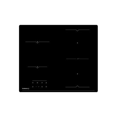 image De Dietrich DPV265HB, Plaque de cuisson électrique Coal Black, Black