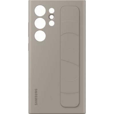 image SAMSUNG Galaxy S24 Ultra Coque avec lanière et Support Coloris Taupe- EF-GS928CUEGWW