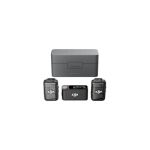 image produit DJI Mic 2 (2 TX + 1 RX + Boîtier de Recharge), Micro sans Fil Tout-en-Un, Réduction Intel. du Bruit, Enregistrement Interne 32 Bits à Virgule Flottante, Portée de 250 m