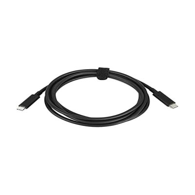 image Lenovo 4X90Q59480 câble USB 2 m USB 3.2 Gen 1 (3.1 Gen 1) USB C Noir
